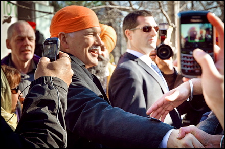 Jack Layton at Khalsa Day 2011