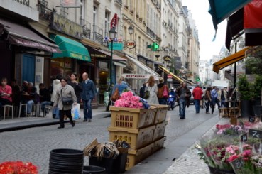The Marais area in Paris