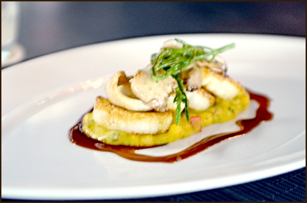 Scallops at Ensemble Vancouver